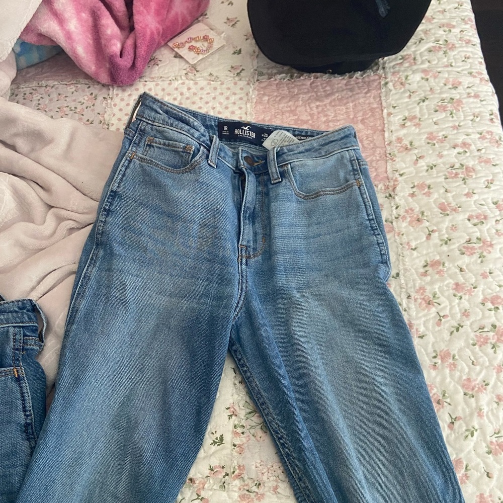 hollister mom jeans